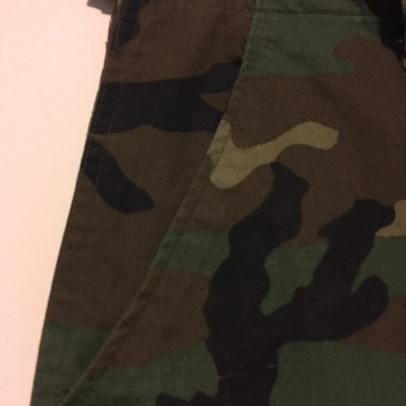 Authentic Army Pants Camouflage Woodland Fatigues Size SM Long Military Combat - Picture 6 of 12